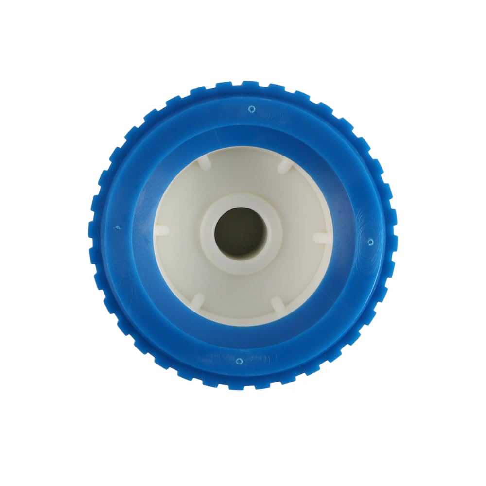 Set di rulli per rimorchi per Barche, 2 Pezzi, rulli oscillanti a Coste Marine, 108 x 75 x 19 mm, Blu PP, Resistenti alle Alte Temperature, per Il varo di rimorchi per Barche e Yacht