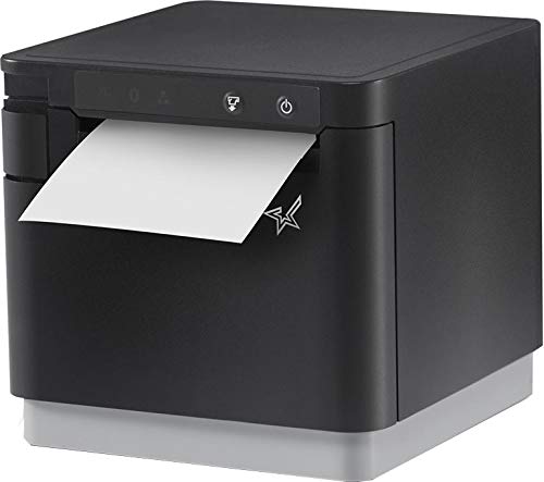 Star Micronics mC-Print3 3-inch Ethernet (LAN) / USB / Bluetooth / Lightning Thermal POS Printer with CloudPRNT, Peripheral Hub, Cutter, and External Power Supply - Black #1