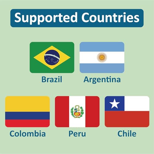 Brazil Data ONLY Sim Card 30 Daysl12GB of High-Speed up to 5G Internet Data lFree Roaming in South America | NO Activation or ID authentication Needed - Thumbnail 3