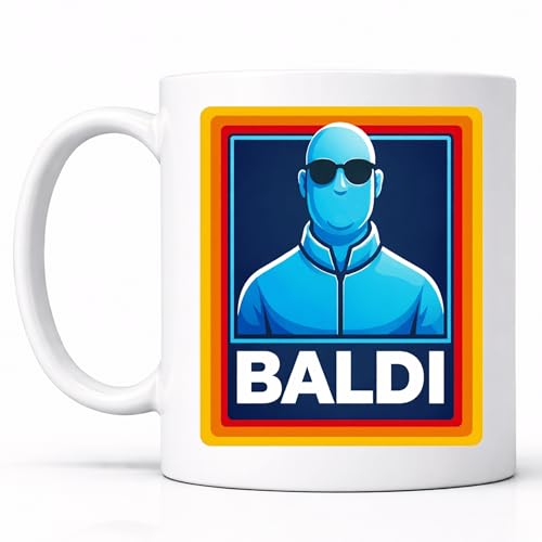 SAMAR Baldi Mug - Funny Gift for Step Dad Bonus Dad Father Men or Grandad Novelty Coffee Mug for Birthday Christmas Fathers Day for Him 11oz Ceramic Tea Cup from Son or Daughter