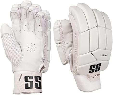 SS Cricket Legend Limited Edition Batting Gloves' Men's, Right Handed - White