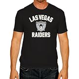 Team Fan Apparel NFL Adult Retro Gameday Unisex T-Shirt, Tag-Less Comfortable Football Apparel, Officially Licensed (Las Vegas Raiders - Black, XX-Large)