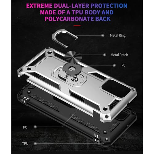 Coque Samsung A03s antichoc protection écran HD robuste argentée - 6
