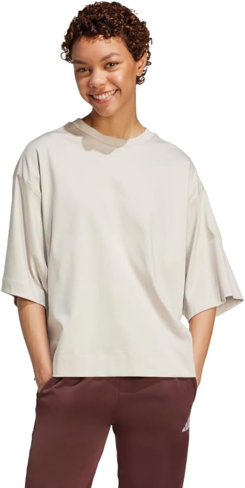 Adidas Womens All Szn Soft Lux Loose T-Shirt - Image 2