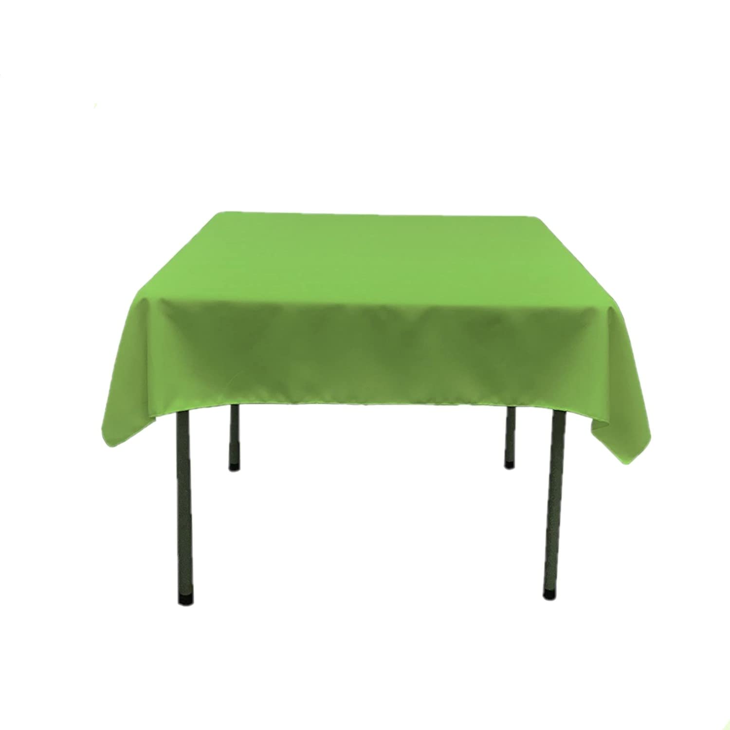 Backdrop King Inc, 42" x 42" Square Polyester Poplin Table Overlay (Lime)