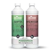 ✅ EXTREM EFFEKTIV: Die Power-Kombination aus umweltfreundlichen Sanitärzusätzen fördert den Abbau von Fäkalien durch biologische Mikroorganismen und verhindert unangenehme Gerüche in der mobilen Toilette. Die leistungsstarken Reinigungskonzentrate beschleunigen die Zersetzung von Toilettenpapier und halten den Abwassertank sauber. Mit diesem Set reinigst Du effizient Campingtoiletten und sorgst ebenfalls für frischen Duft. Dies ermöglicht eine einfache und angenehmere Entleerung des Tanks.