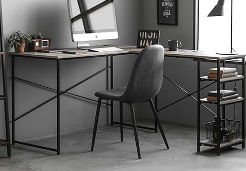 美品⭐︎グレー パソコンデスク 120cm Amazon | デスク パソコンデスク 学習机 PCデスク 幅120cm 収納付き