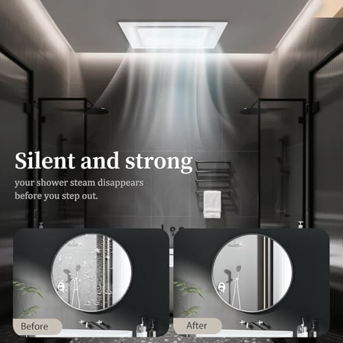 Image of Orsong Bathroom Exhaust Fan 12 inch Panel
