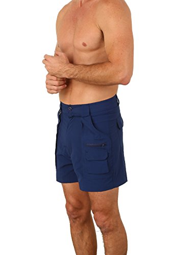 UZZI Mens Dry Fast Nylon Active Walking Shorts3
