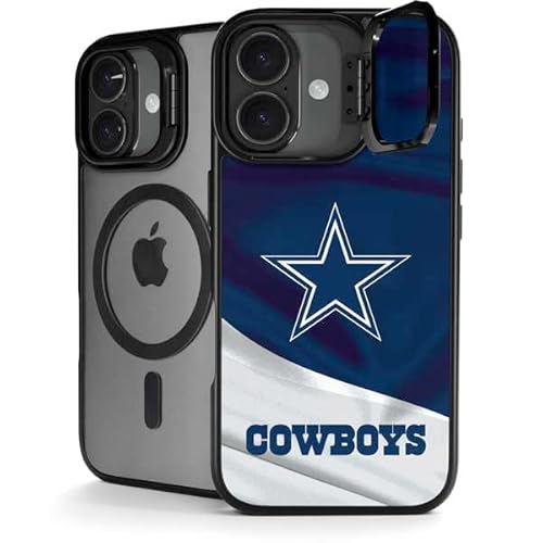 Skinit Kickstand Phone Case Compatible with iPhone 17 - Officially Licensed NFL Dallas Cowboys Design