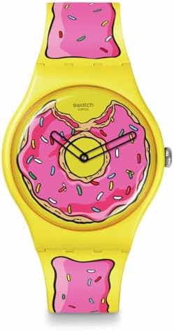 Swatch Simpsons Casual Doughnut Watch Seconds of Sweetness