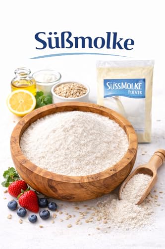 Allgäuer Naturprodukte Süßmolke 1000g – Natürliches Molkepulver für Drinks, Backen, Kochen & Beauty-Anwendungen – Vielseitig & Hochwertig