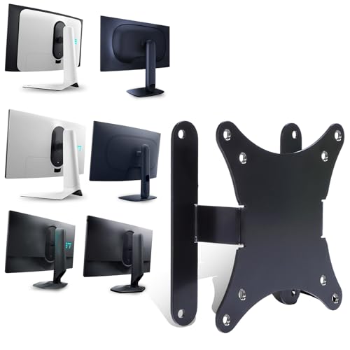 AW3425DW VESA Adapter Compatible with Alienware Monitors(Fit AW2723DF,AW2724HF,AW2724DM,AW2725Q,AW2725D,AW3225QF,AW3225DM,AW3423DWF,AW3425DWM)–75x75 to 100x100 No Damage to The Display Wall Mount