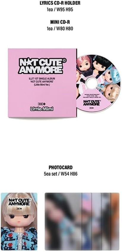 ILLIT - 1st Single Album [NOT CUTE ANYMORE] Little Mimi Ver. (Random)