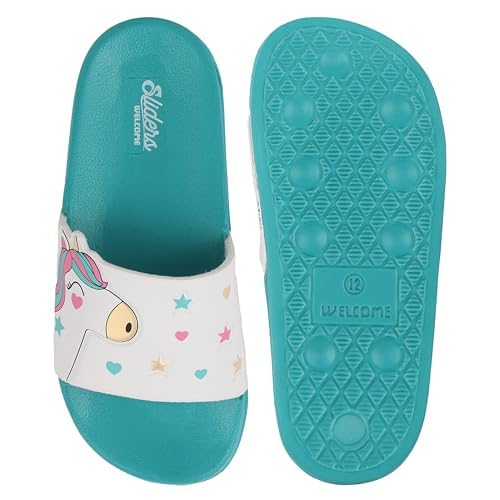 Image of URJO unisex-child Urjo Fandom Kid's Sliders /Slippers Lightweight Super Flexible Stylish Dailywear Sliders /Slippers Boy's & Girl's Slipper