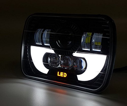 Amazon | LEDデイライト DRL ヘッドライト 四角ヘッドランプ SW20 AE86