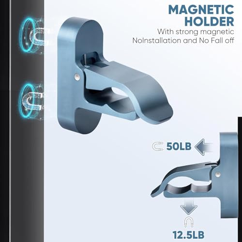 Magnetic Golf Holder Clip for Golf Cart Aluminum Alloy Stand Clip Hold 30-60 Rings Durable Cart Magnetic Clip Ideal for Golf Enthusiasts - Image 4