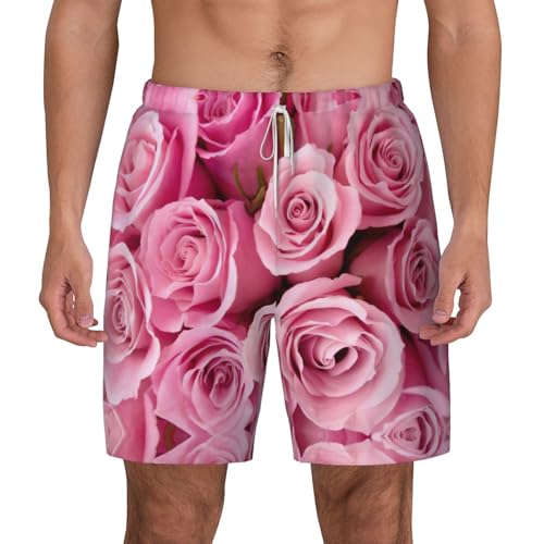 Short de bain de plage imprimé rose pour vos sessions de surf cet été
