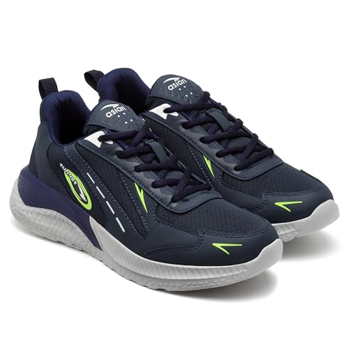 Image of ASIAN Men ORBIT-03 Running and Casual wear Running Shoes with Laces, Lightweight and Comfortable Shoes with Upper mesh Fabric and EVA Sole for Men & Boys for Sports and Gym
