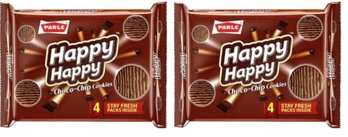 Image of Parle Original Happy Choco Chip Happy Cookies, 396 Grams (Pack of 2)