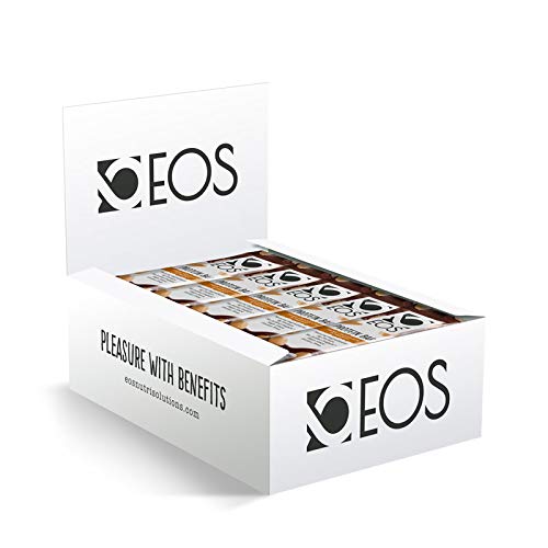 EOS - Barritas Proteina Chocolate Cacahuete Pack 12 uds 35g Ingredientes naturales sin azucar añadido, sin gluten Cover