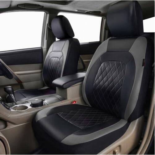Voiture Ensembles De Housses De Siège pour Dacia Dokker/Duster/Duster Van/Jogger Extreme/Lodgy 2000-2023 2024, Confortable Respirant Housse Siege Voiture Protection Accessoire,Grey