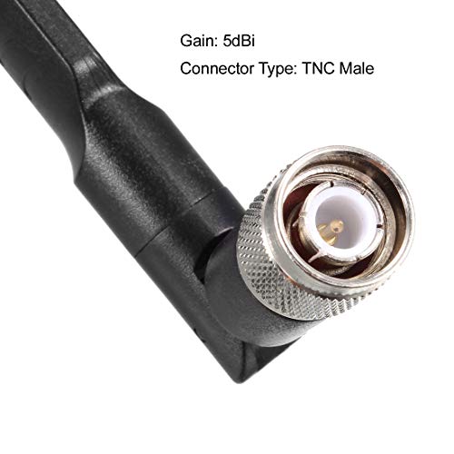 uxcell GSM LTE Antenna 3G 4G 5dBi High Gain 780-960/1710-2700MHz TNC Male Connector Direction Foldable Paddle Type