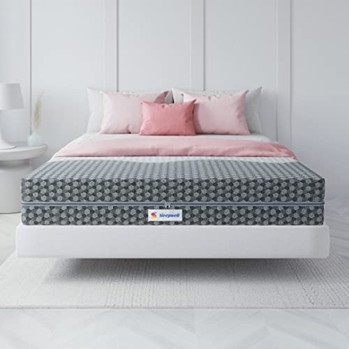 Sleepwell Ortho PRO Profiled Foam 6- inch King Bed Size, Impressions Memory Foam Mattress with Airvent Cool Gel Technology (72x72x6, Medium Firm, Grey) Sleepwell Ortho PRO Profiled Foam 6- inch King Bed Size, Impressions Memory Foam Mattress with Airvent Cool Gel Technology (72x72x6, Medium Firm, Grey)