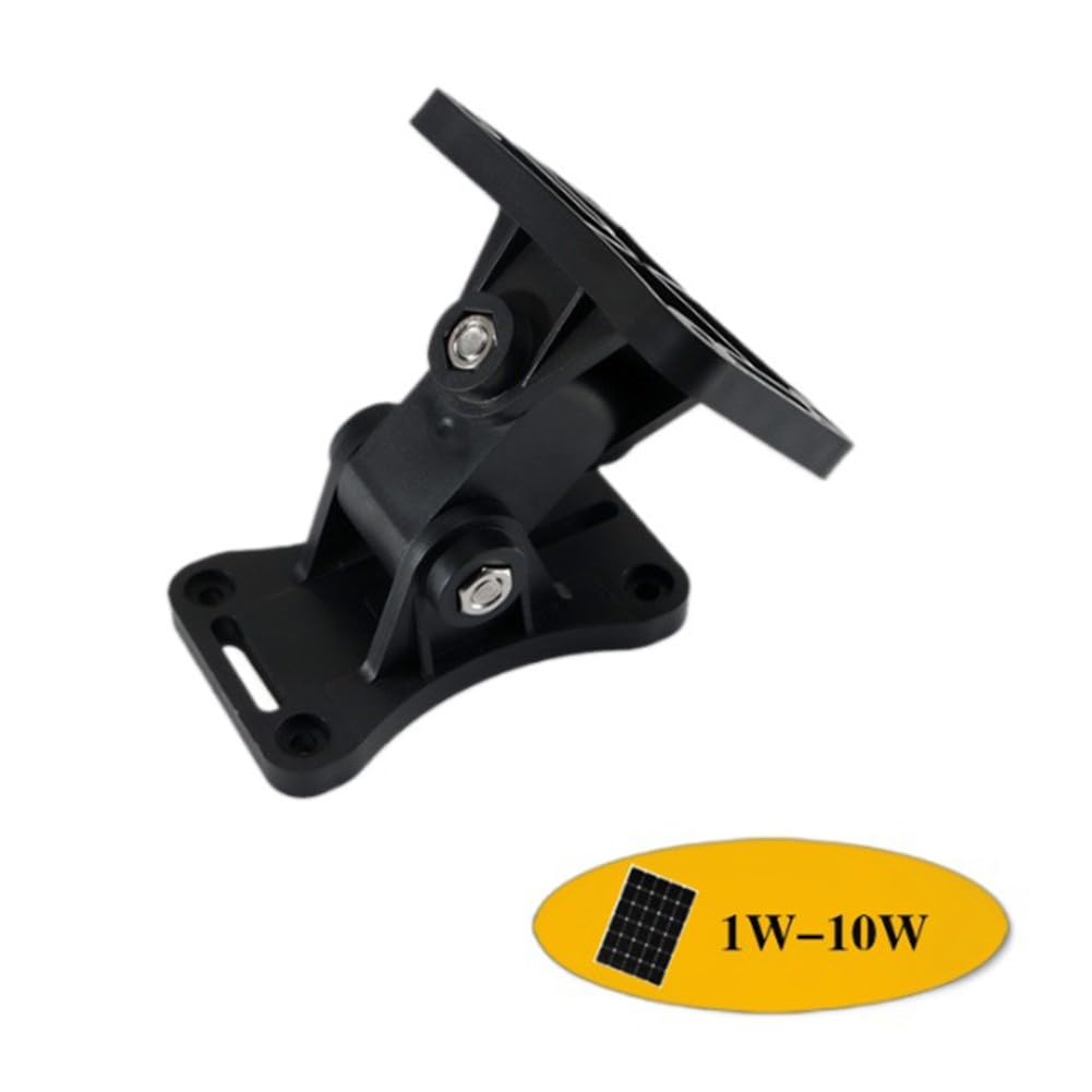 Support de montage de panneau solaire à angle réglable pour petits modules photovoltaïques 1W-10W, support en plastique ASA haute résistance avec vis ou fixation en silicone