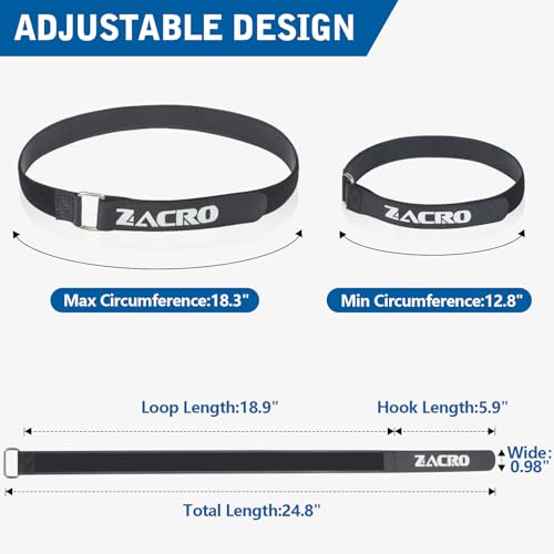 image for Zacro Bike Rack Straps, 2/4 PCS Adjustable Bike Wheel Strap with Upgra