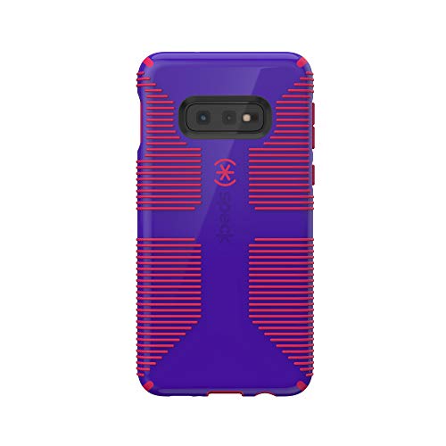 Speck Products Candyshell Grip Samsung Galaxy S10E Case, Ultraviolet Purple/Ruby Red #TOP1