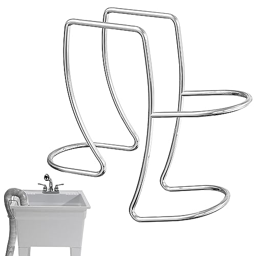 304 Stainless Steel Washer Drain Hose Holder Adjustable Clamp Hook Fits All Tub Hose