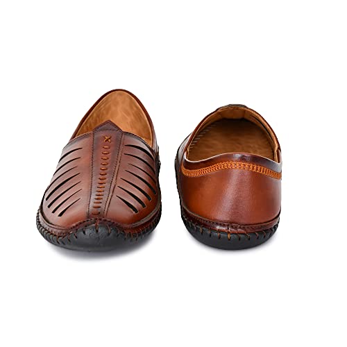 Karaddi-5082-Mens-Loafer-Stylish-Ethnic-Peshawari-Nagra-Mojadi-Sherwani-Sandals-Wedding-Latest-Kolhapuri-Brown-Tan-Black-Shoes-for-Men