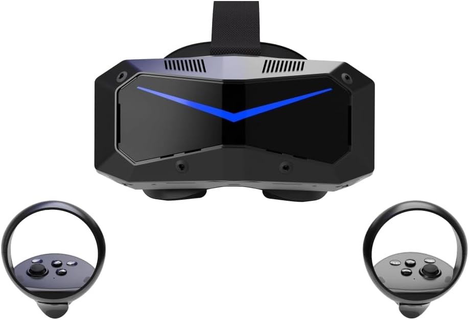 Pimax Crystal Super VR Headset Partial Payment Version –50 PPD & 3840x3840 per Eye, Ultra-Sharp Image, 127° Wide Field of View, Ideal for Flight/Racing sim & VR Games, Connected with PC by Wire.