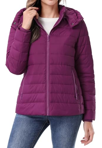 Image of TDYPCI Women's Lightweight Waterproof Puffer Jacket Warm For Cold Winter