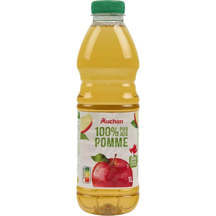 AUCHAN Pur jus de pomme 1 L