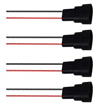 4-Pack 9005 9006 HB3 HB4 Male Adapter Wiring Harness Sockets Wire Connector