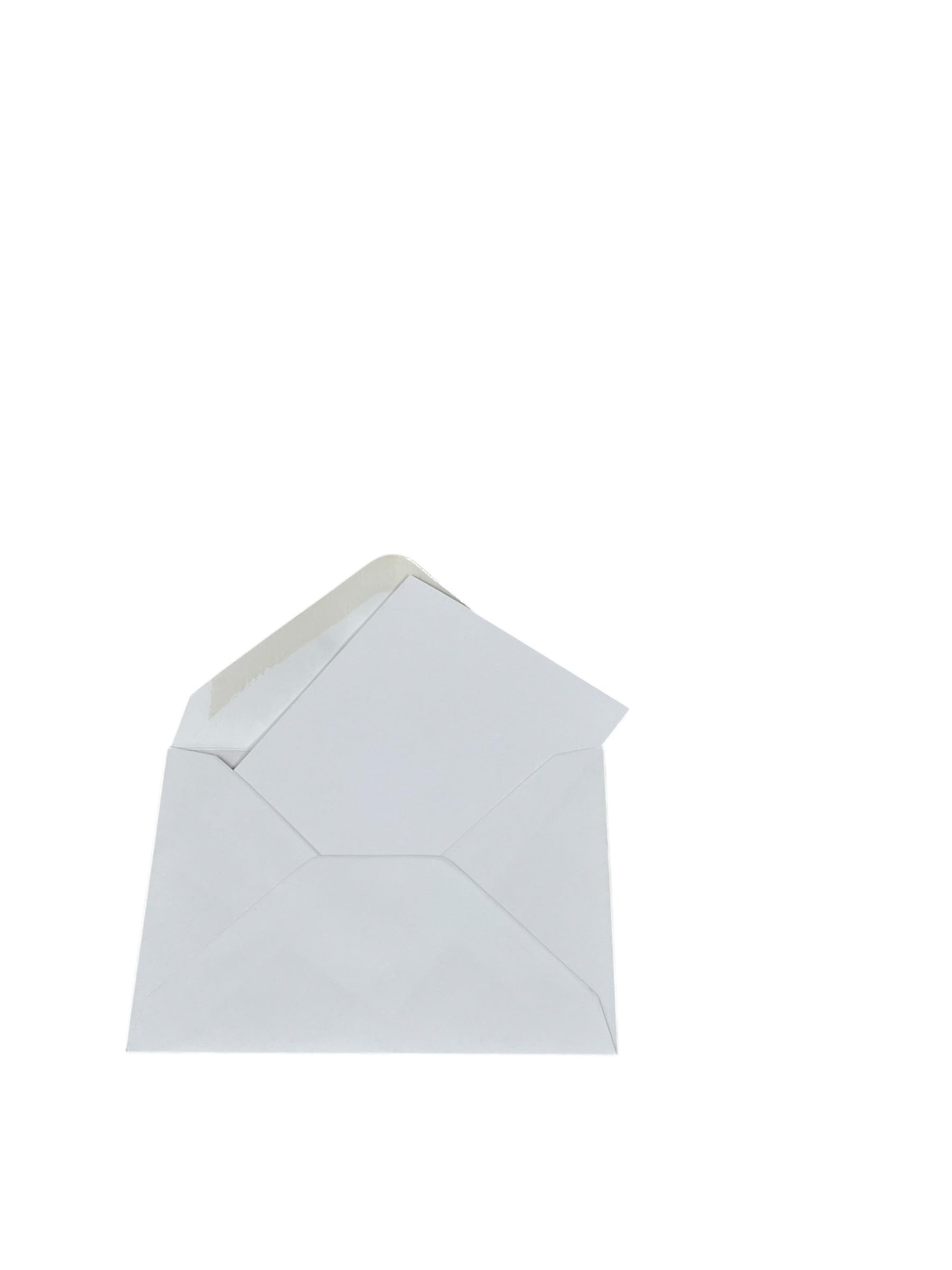 DJP A7 Creased Blank White Smooth Cards & C7 White Envelopes - Pack of 50, 4.49x3.23 inches - Image 2