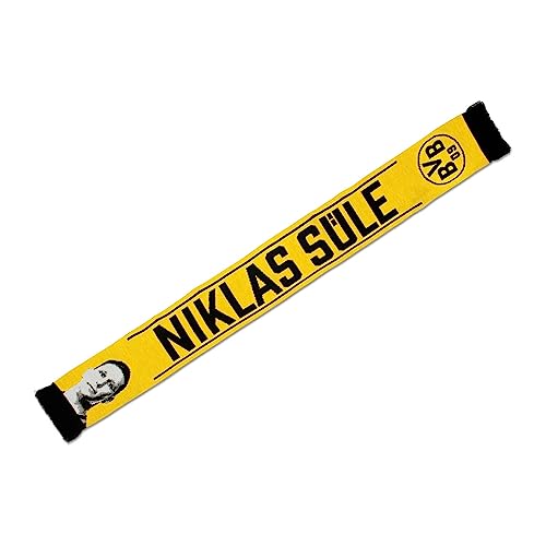 Borussia Dortmund BVB Schal Niklas Süle - 140x17cm - schwarzgelb - Fanartikel