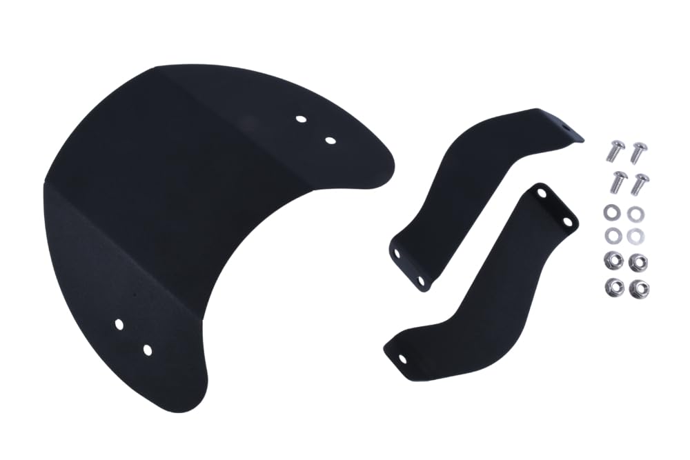 Bulle saute-vent en aluminium noir pour Honda Rebel CMX 500 et 300 2017-2024