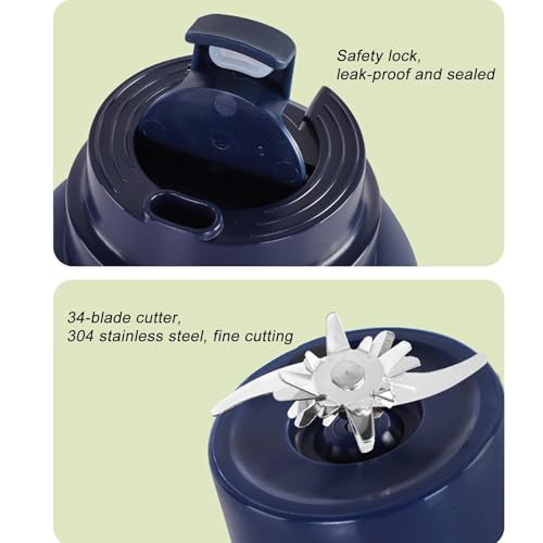Mixeur portable 800 ml pour ne plus manquer de vitamines au bureau - 5