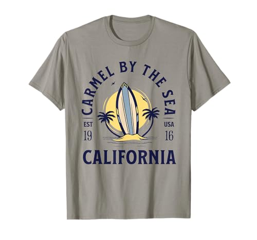 Carmel By The Sea California Beach Surf vacaciones de verano Camiseta