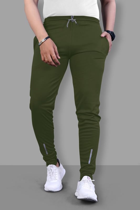 Image of NoseQueen Regular Track Pants for Man | Men Trackpant | Night Pants for Man with with Zippered Pockets, Drawstring Waist