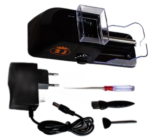 2.J. Electronic Electric Cigarette Rolling Machine, Cigarette Rolling Machine with Filter, Tobacco Rolling Machine, Tobacco Roller, Tube Filler, Smoker\'s Tube, Gift Man Woman