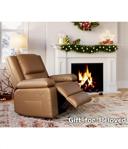 Image of GarveeHome Oversized Wide Power Lift Recliner Chair - Heat and Massage, Faux PU Leather, Adjustable Back and Legs, Electric Lift Chair Designed for The Elderly and People with Mobility impaired