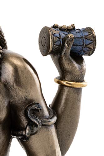 Top Collection Shiva Statue In Padmasana Lotus Pose-Hindu God Of Destroying Evil, Ignorance, And Death Sculpture - Collectible Figurine (Cold Cast Bronze) #TOP4