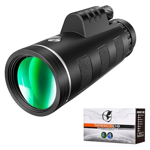 MCOTOP 80x100 High Powered Monocular with Tripod & Phone Adapter Cover