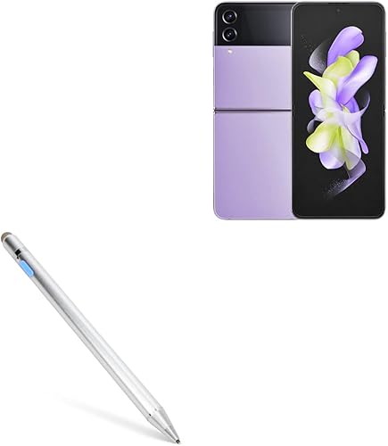 Miniatura 1 de BoxWave AccuPoint Active Stylus Stylus - Lápiz óptico electrónico con punta ultrafina, color plateado metálico