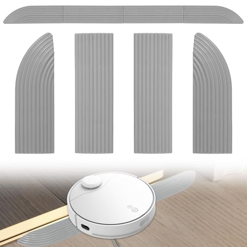 Türschwellenrampe Saugroboter Anti-Rutsch TPE Rampe Saugroboter für 1 6-2 cm Schwellenhöhen Staubsauger Rollstuhlrampe für Rollstuhl Scooter(68 * 5.3 * 1.6 cm)