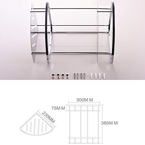 Cariño de ducha triangular para baño y cocina con acabado en cromo 8